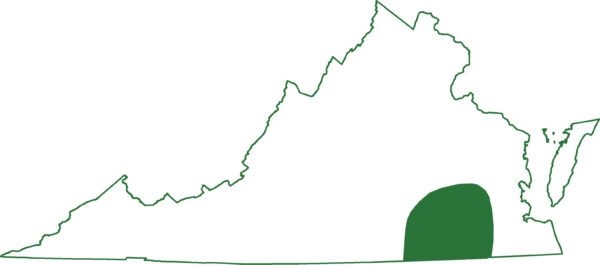 بونے واٹر ہاگ رینج کا نقشہ